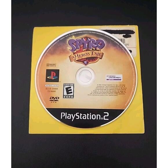Spyro A Heros Tail PlayStation 2 PS2 Sony Video Game DISC ONLY TESTED - Picture 1 of 2
